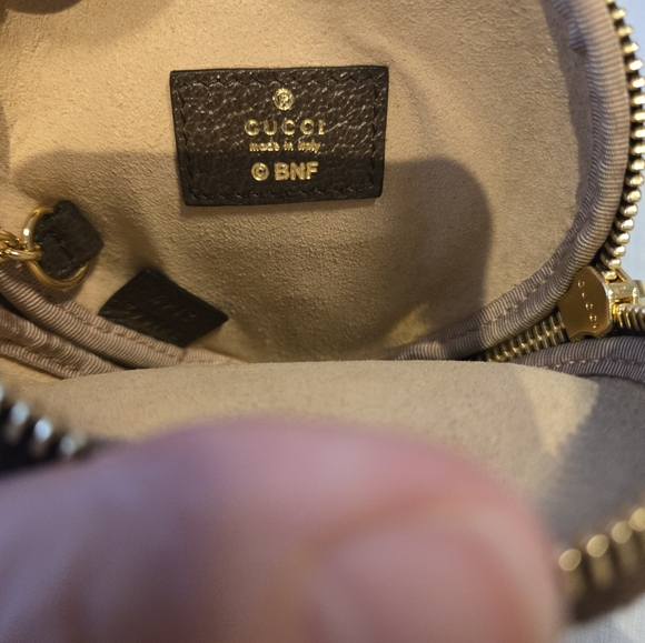 GUCCI X BNF GG Supreme Monogram Textured Calfskin Coin Purse with Bananya Print - Picture 5 of 8